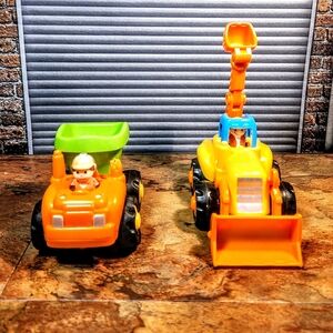 Bright Construction Vehicle Toy Set